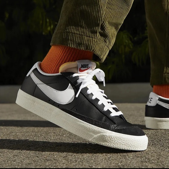 Nike Other - Nike Blazer Low '77 VNTG Black Sail White Retro